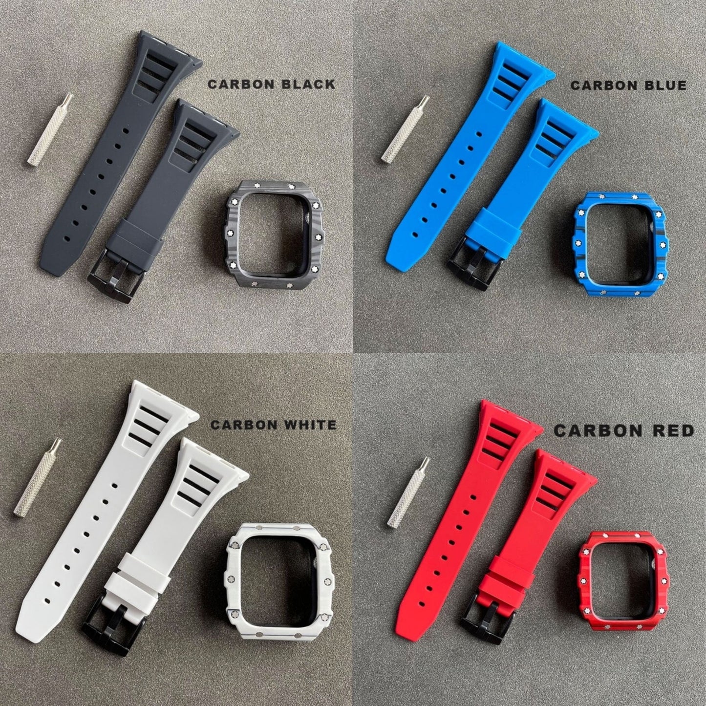 Carbon Fiber Ceramic Band for Apple Watch