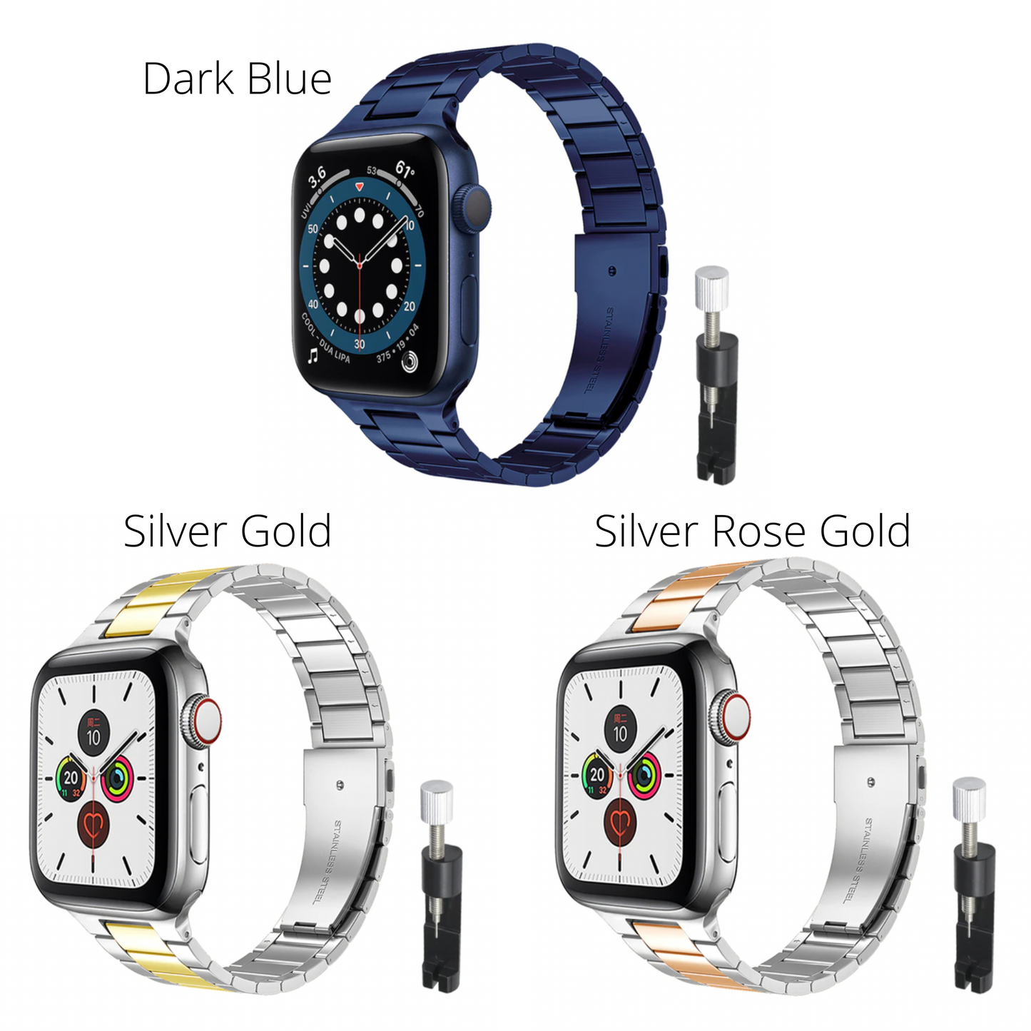 Premium Stainless Steel Apple Watch Band