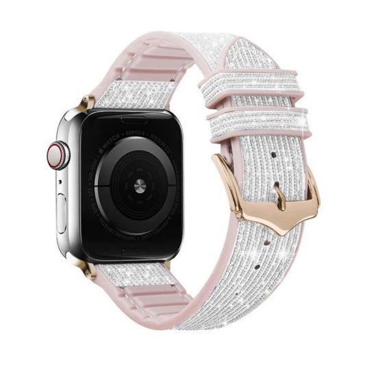 Silver Glistening Strap for Apple Watch