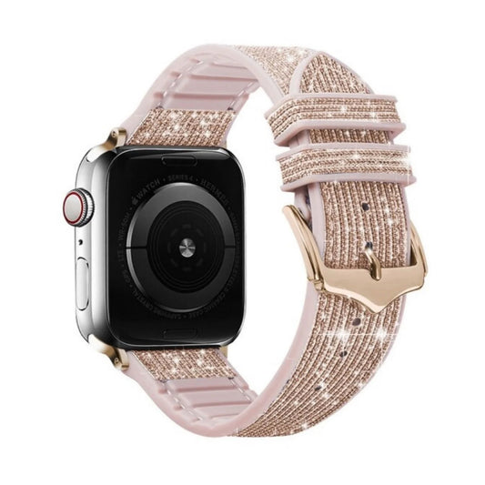 Rose Gold Glistening Strap for Apple Watch